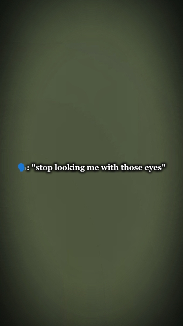 Stop looking me