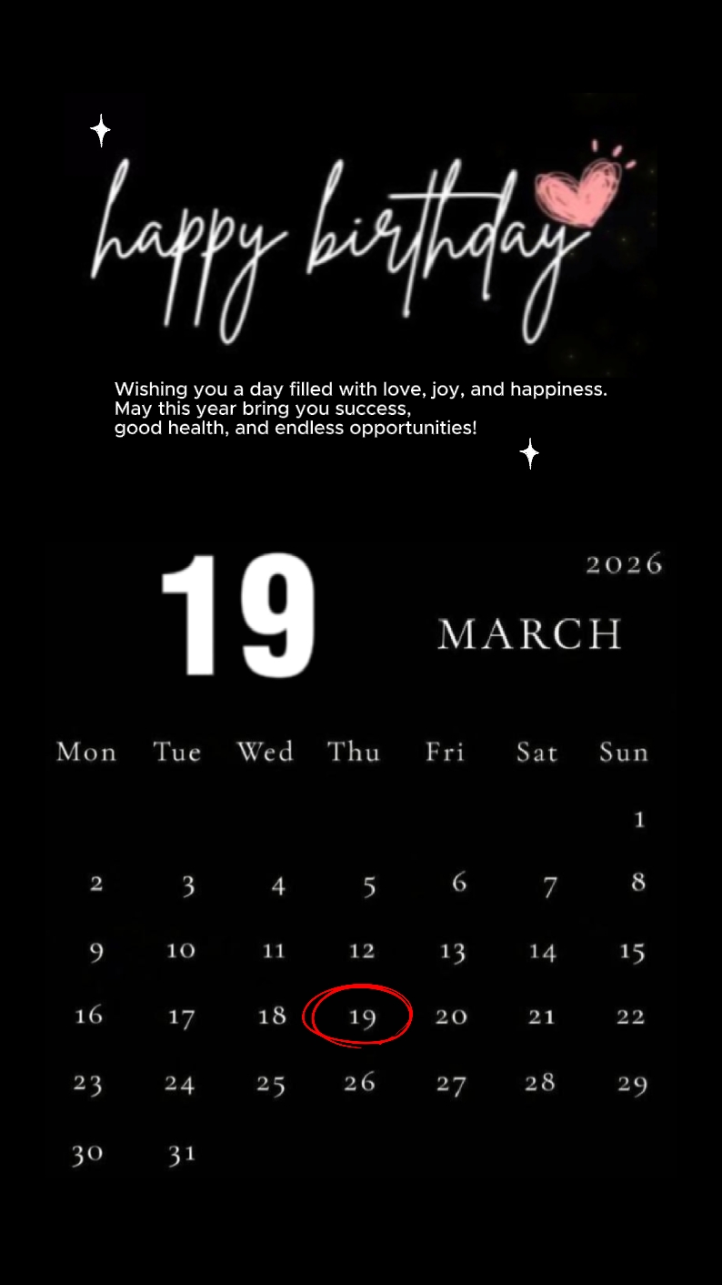 anniversaire 19 mars 