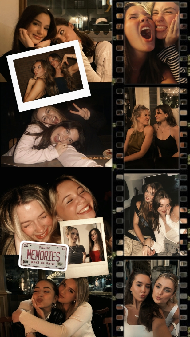 Collage de mejores amigos