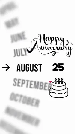ANNIVERSARY 25 AUG