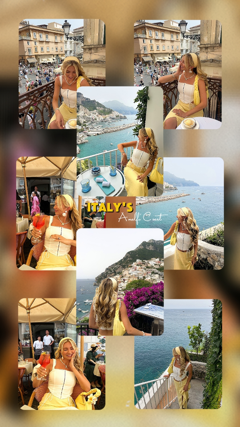İtalya 'nın Amalfi Sahili