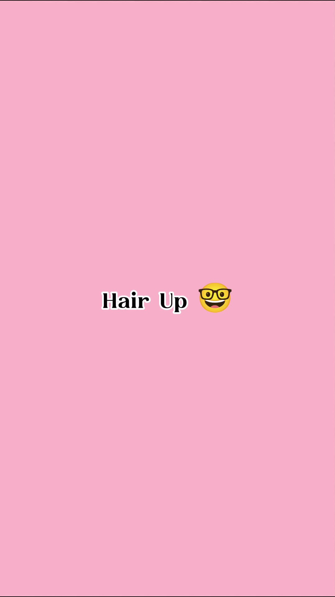 cheveux relevés
