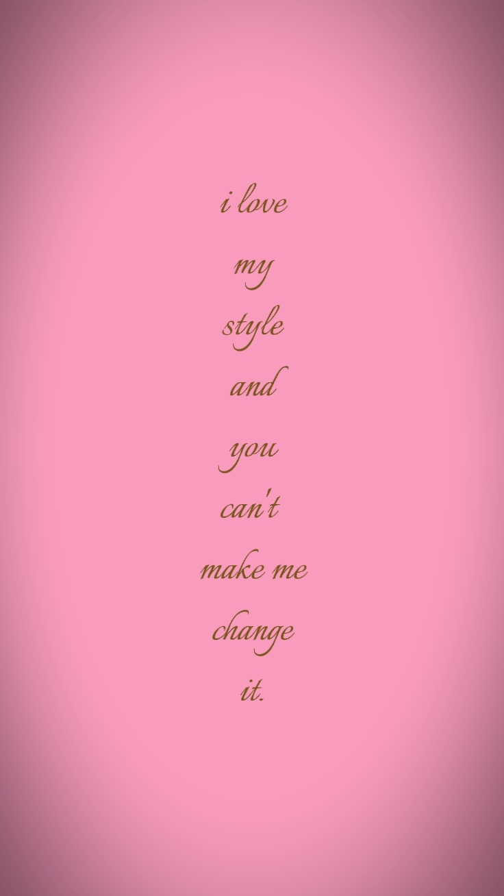 nonecanchngemystyle.