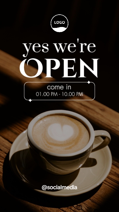 Yes We're Open 