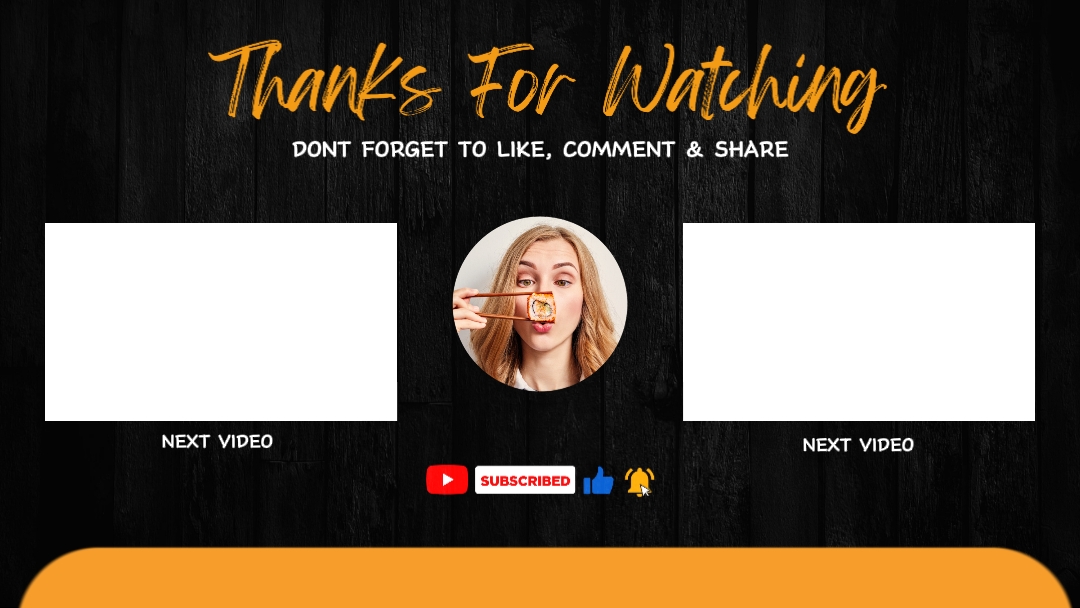 Youtube Food Outro