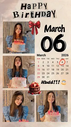 birthday 06 march