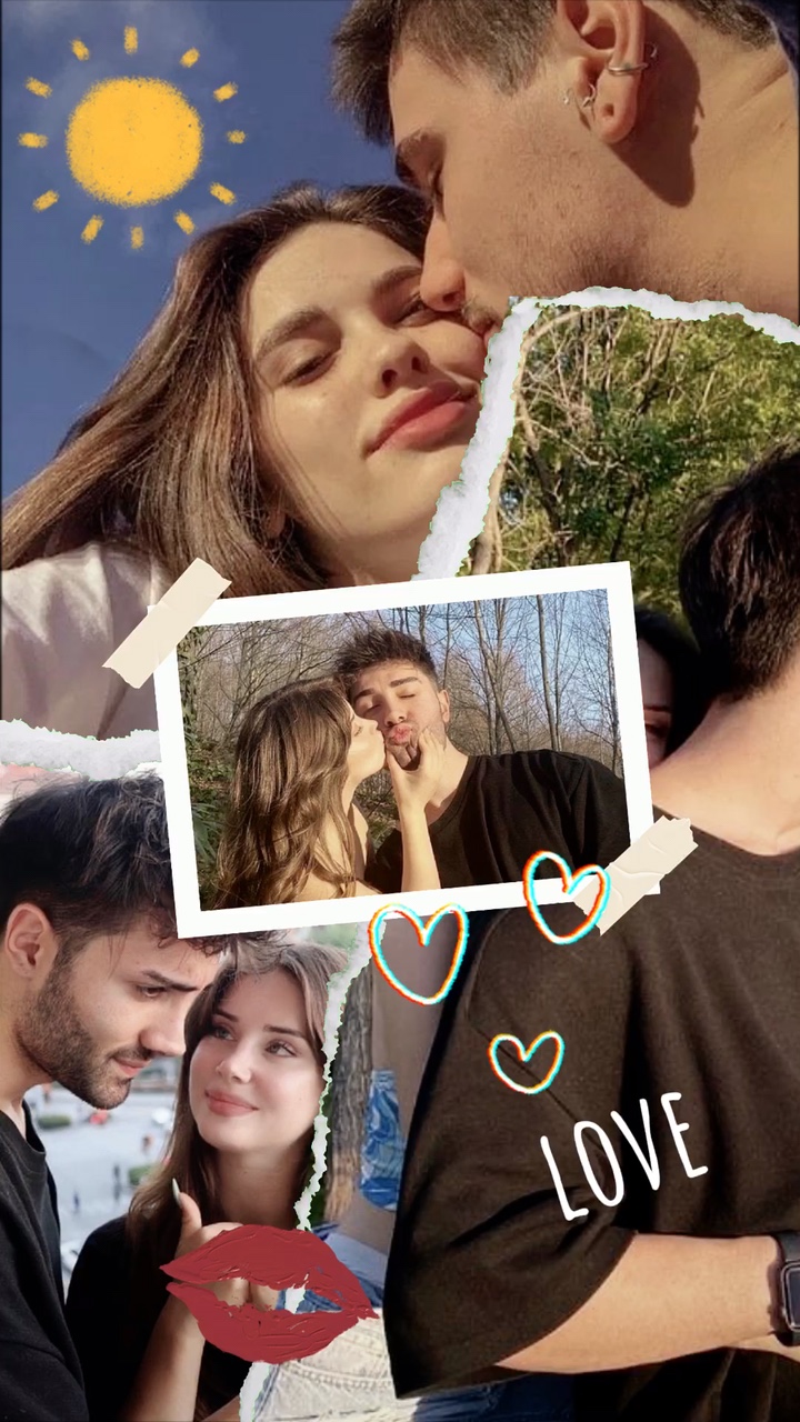 Plantilla De Amor De Pareja