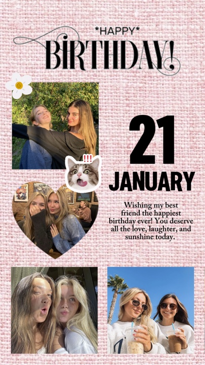 HBD 21 JANUARY 