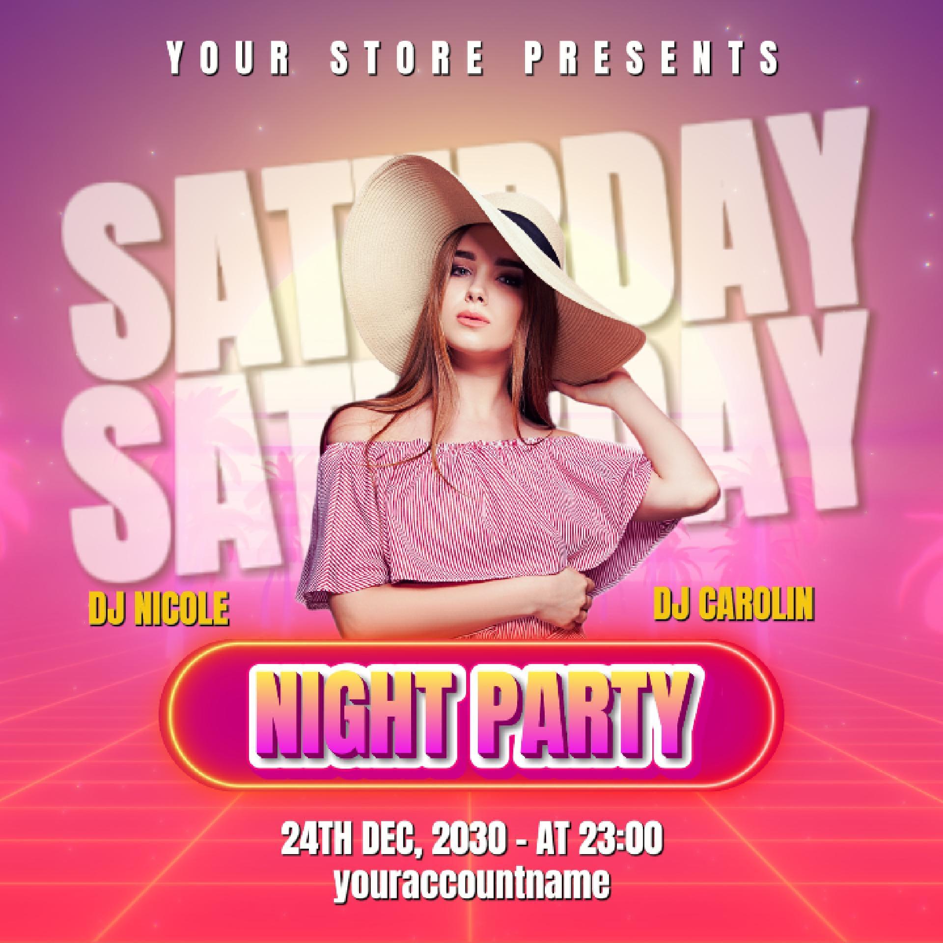 Festa De Sábado À Noite