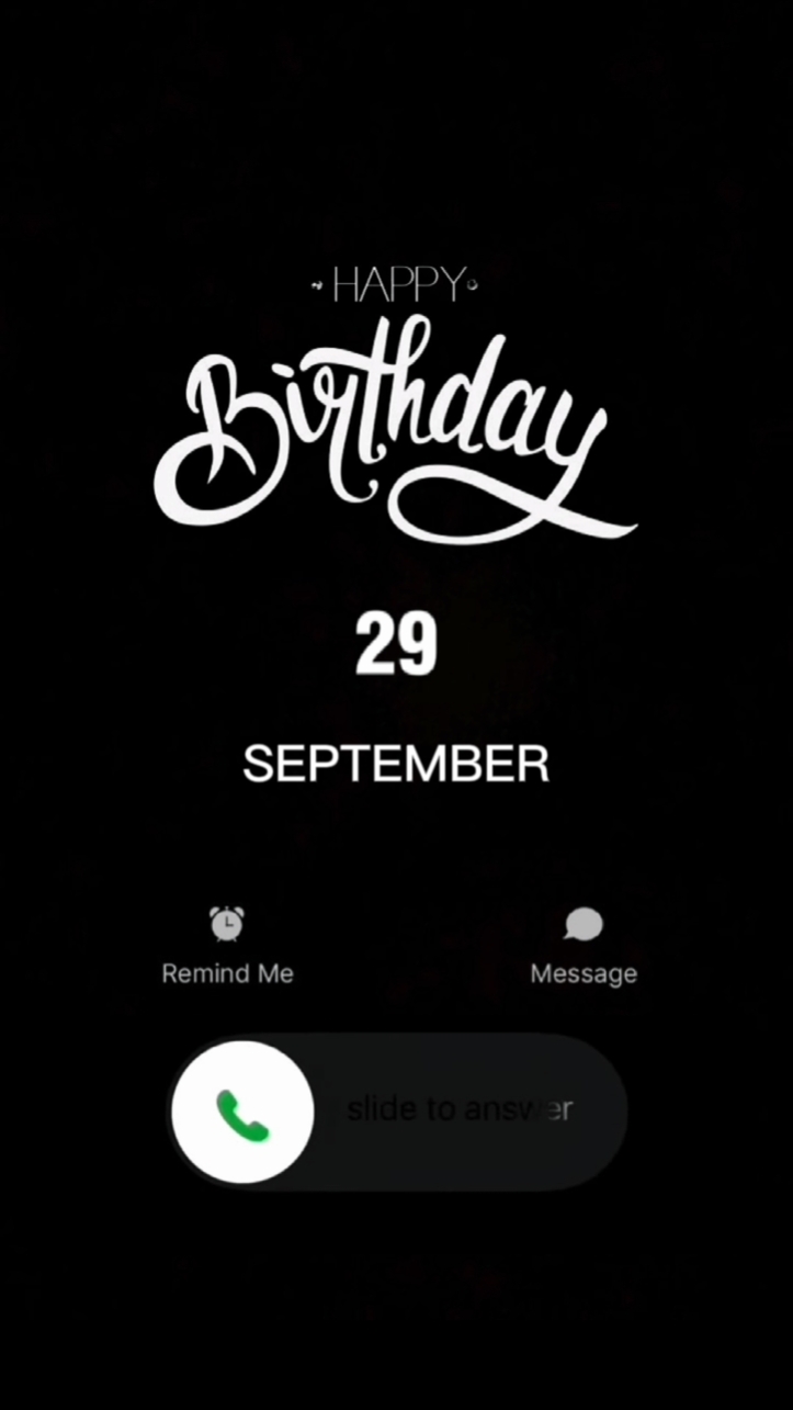 BIRTHDAY 29 SEPTEMBE