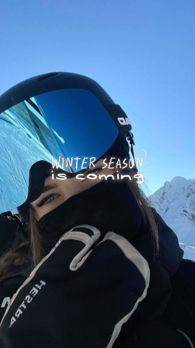 Despejo de inverno em câmera lenta