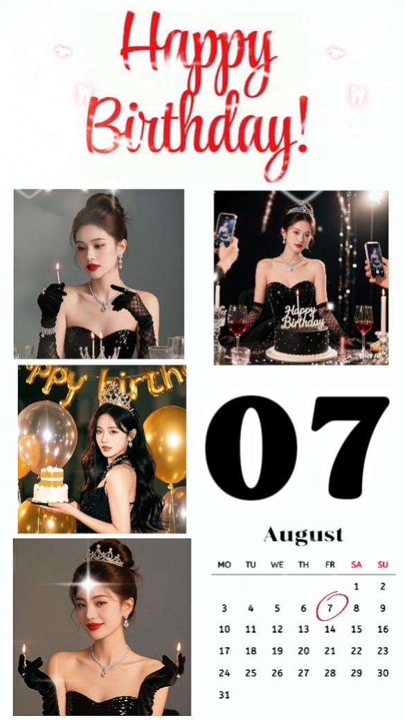 BIRTHDAY 07 AUGUST 