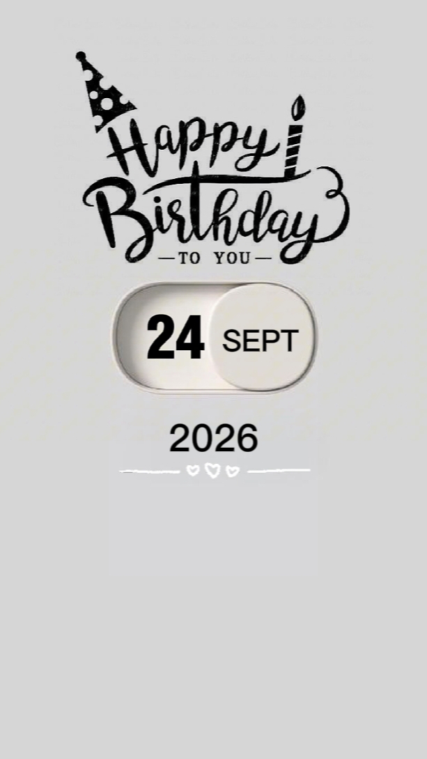 BIRTHDAY 24 SEPT