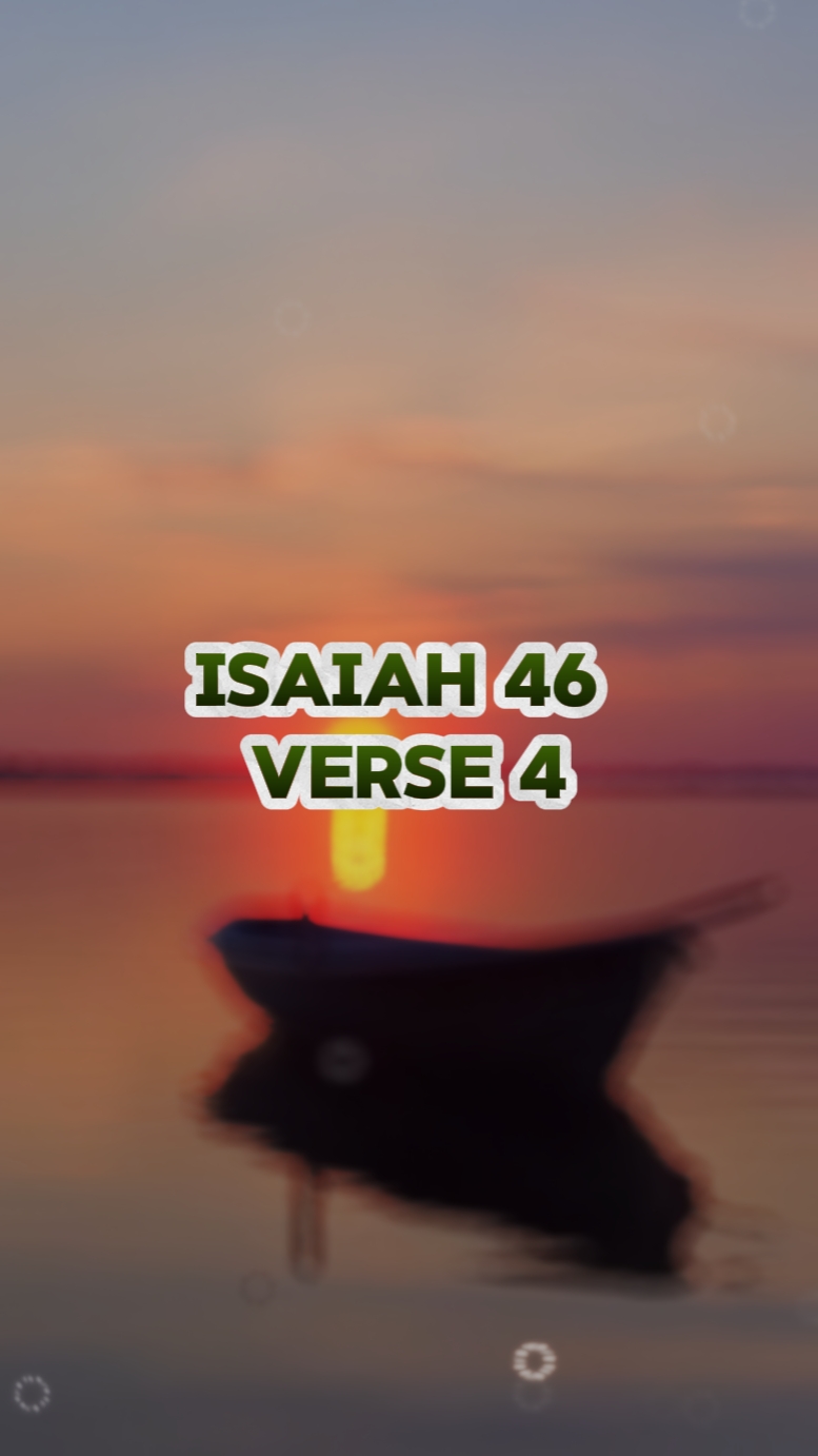 Isaías 46 Versículo 4