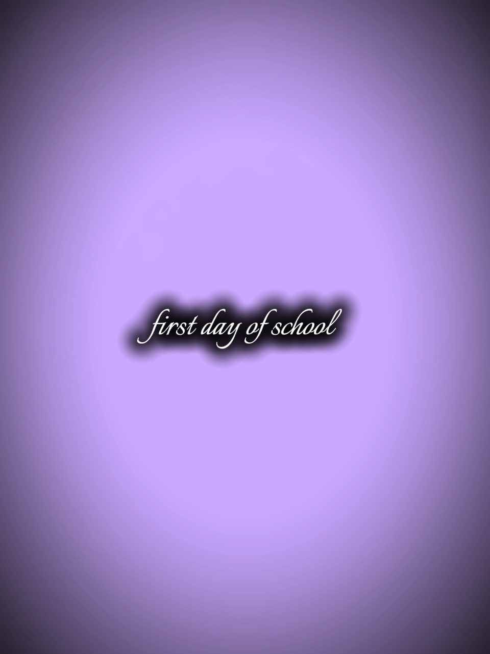 PRIMER DÍA DE ESCUELA