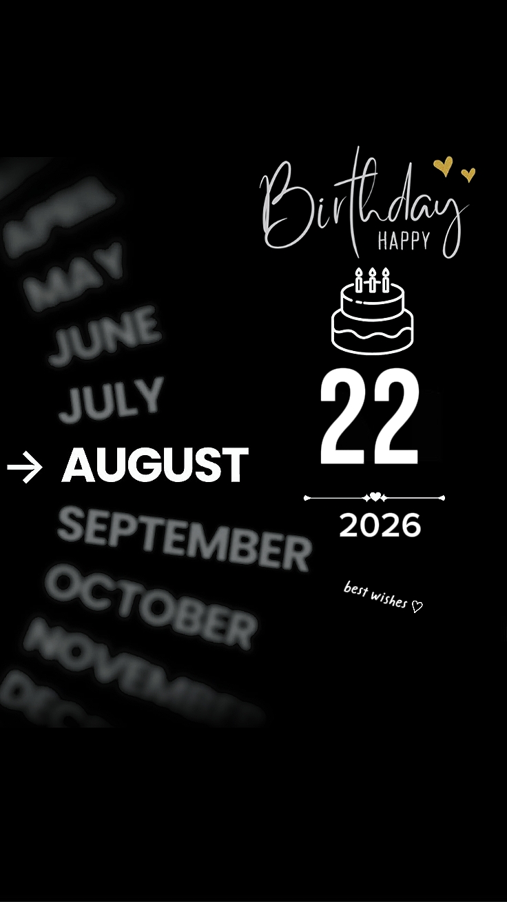 Anniversaire 22 août