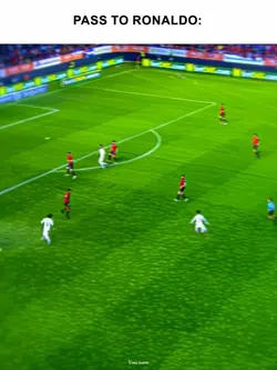 Pass to Ronaldo.