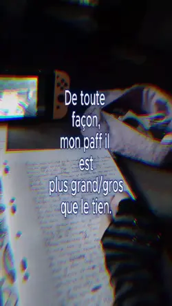 Eh oeeeee c comme ça