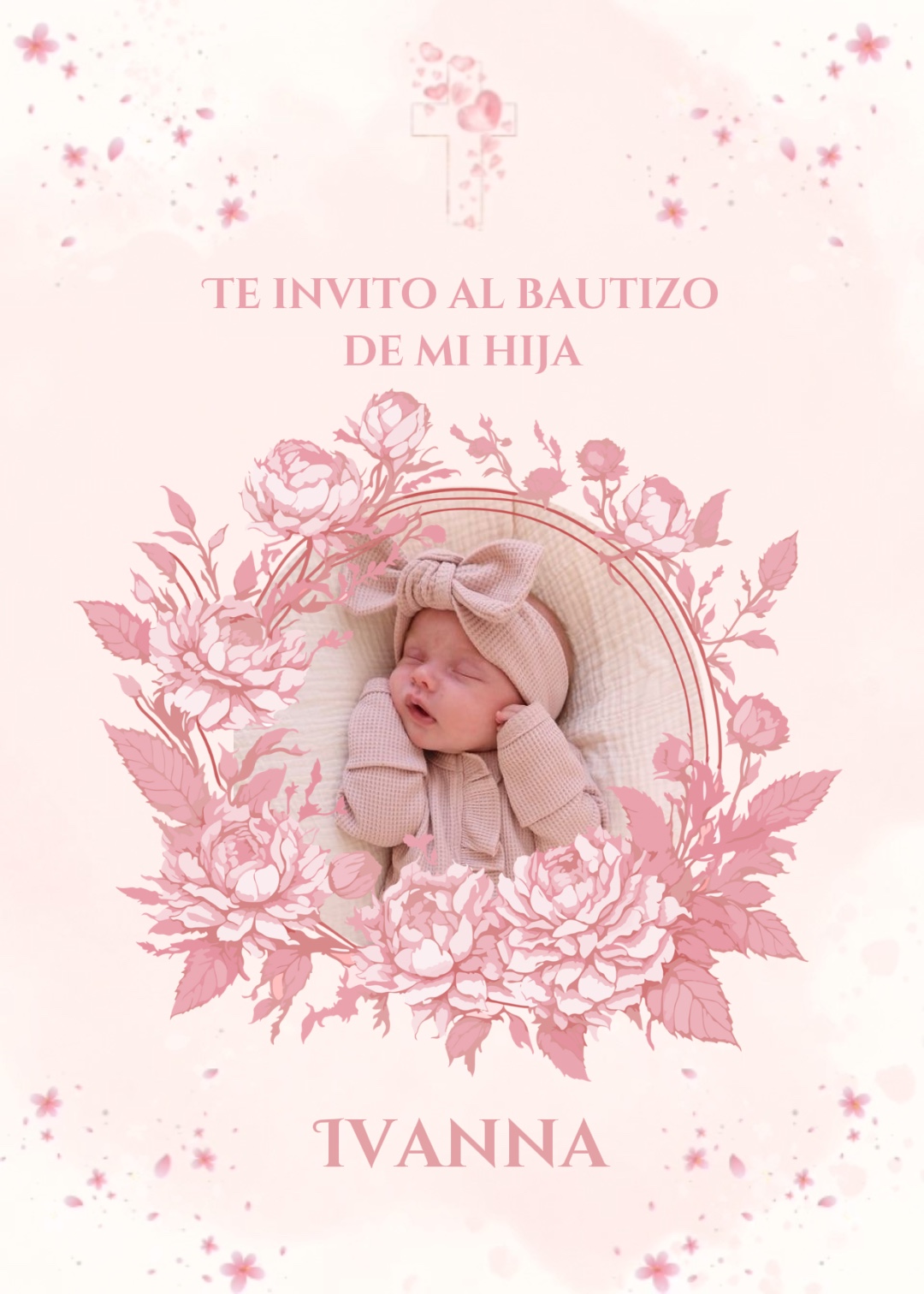 Invitación Bautizo 💓