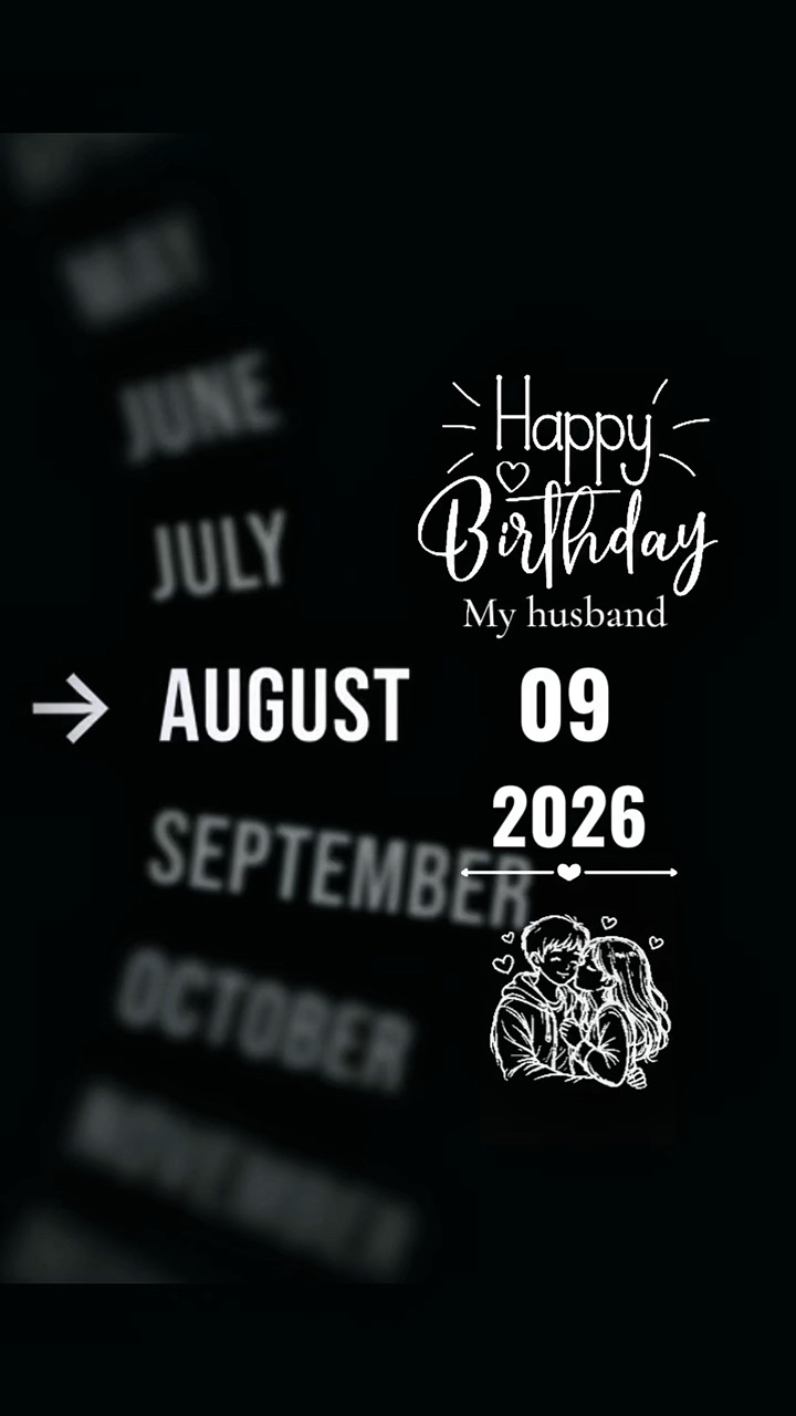 HBD husband 9 august
