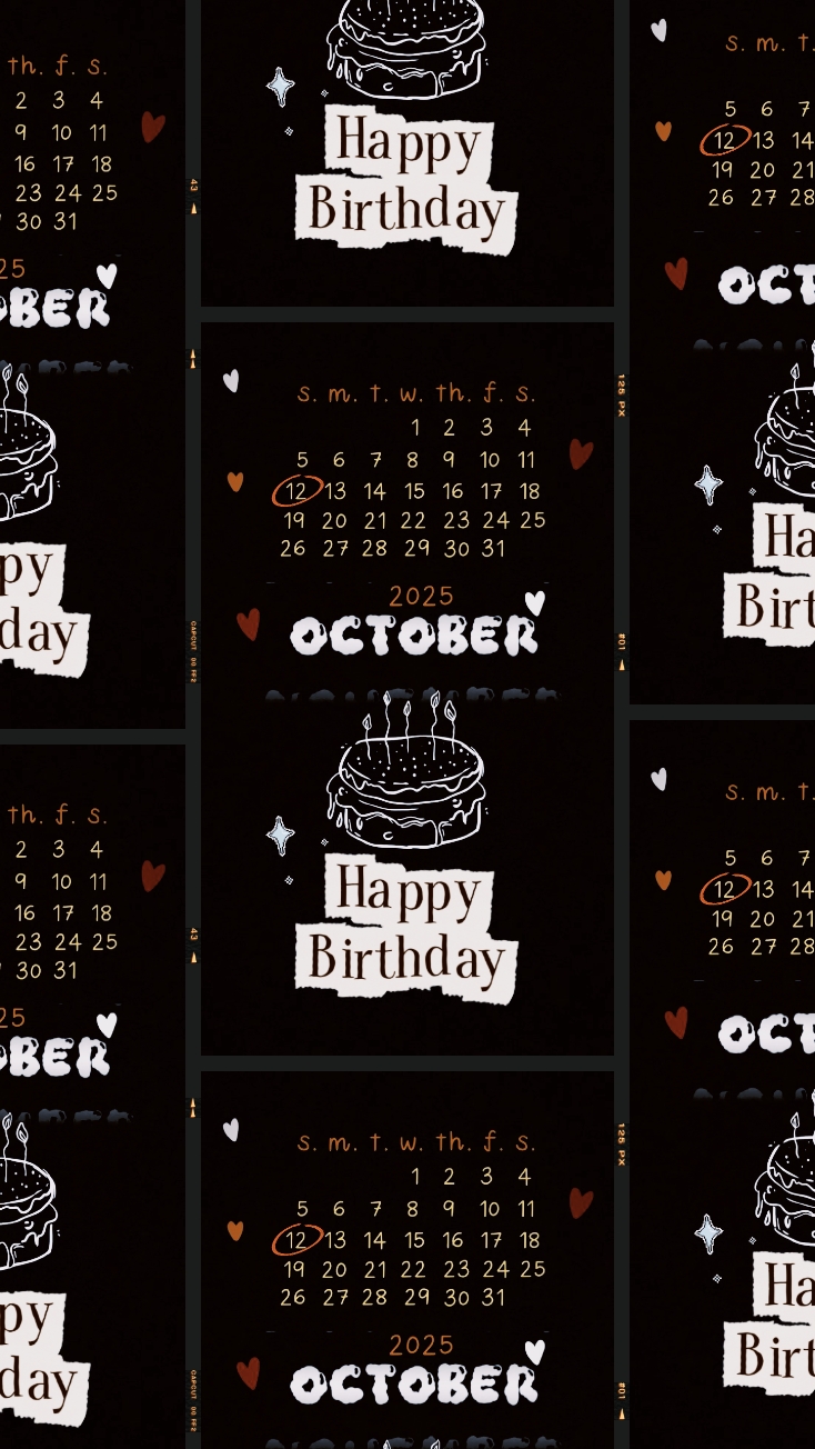 Anniversaire d'octobre