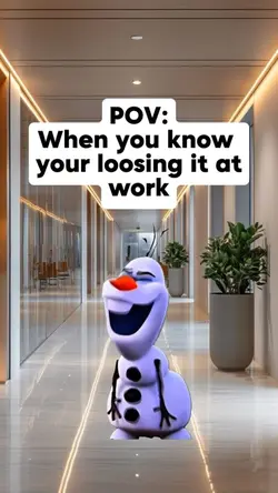loosing it at work