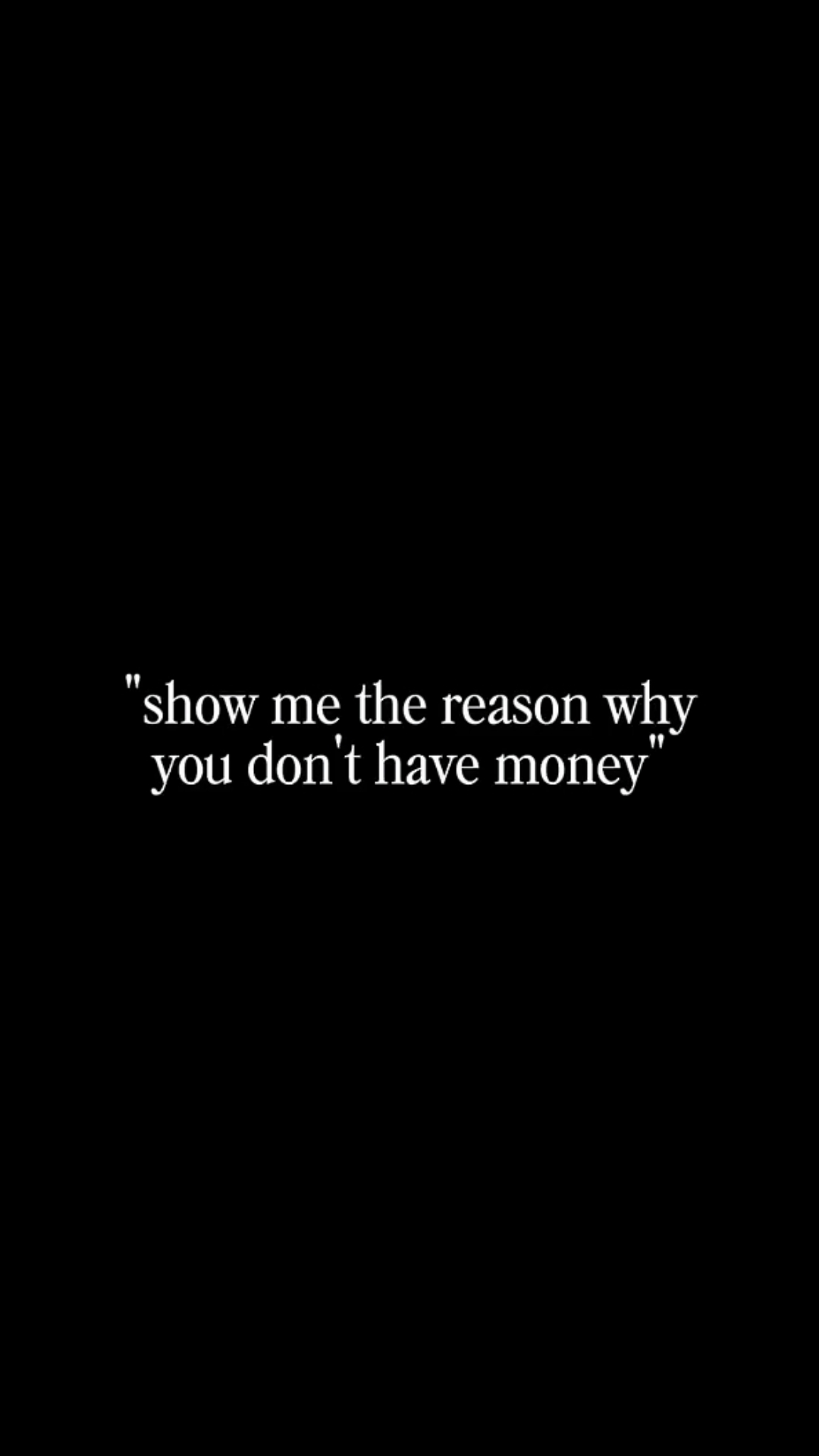don't have money 