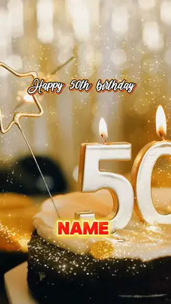 Happy 50th birthday
