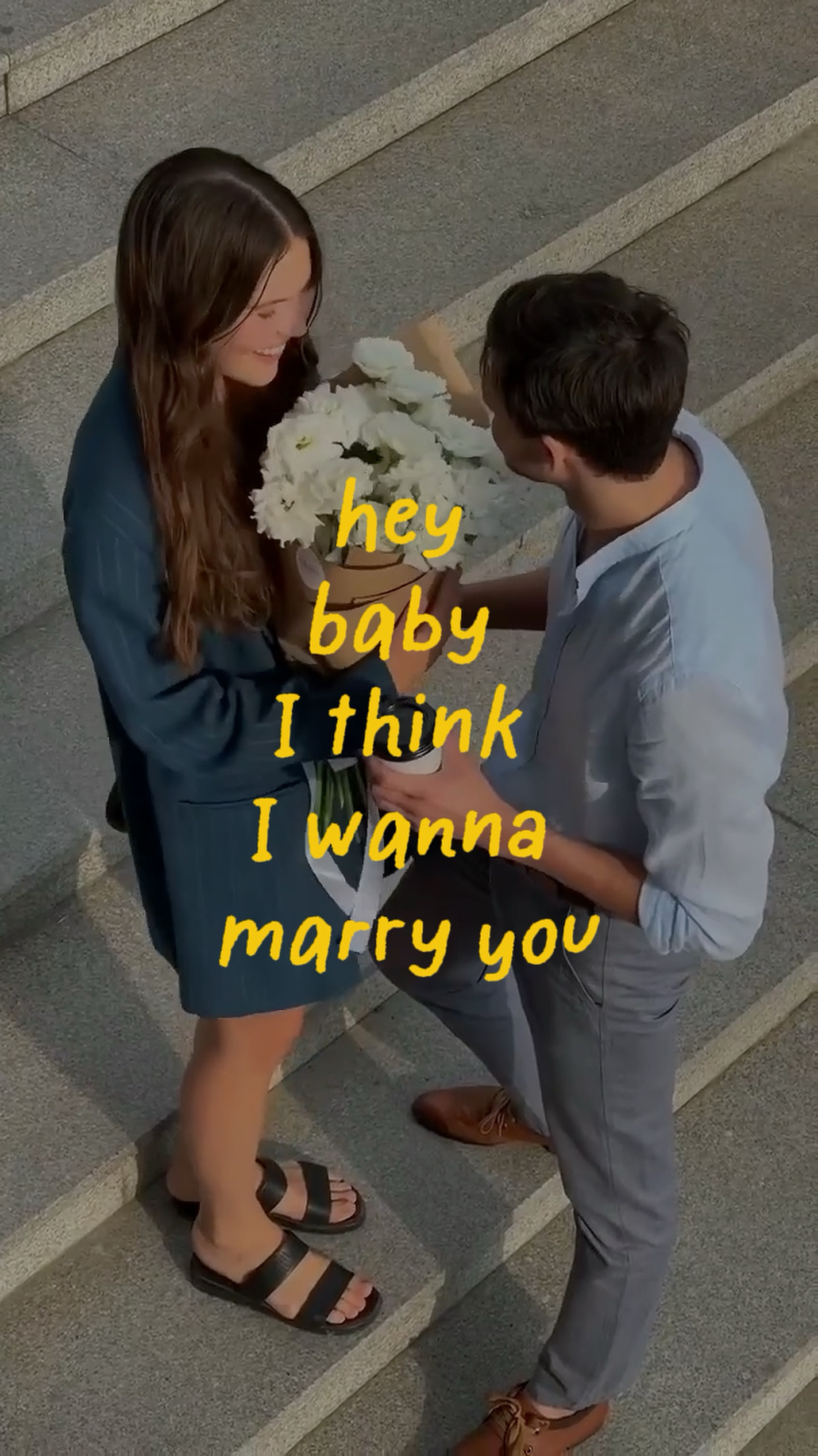 Casal: casar com você