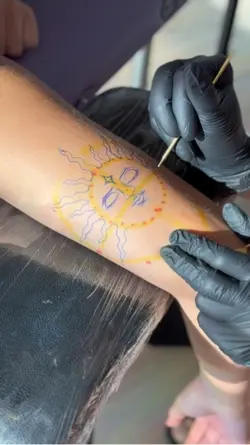 sun tattoo
