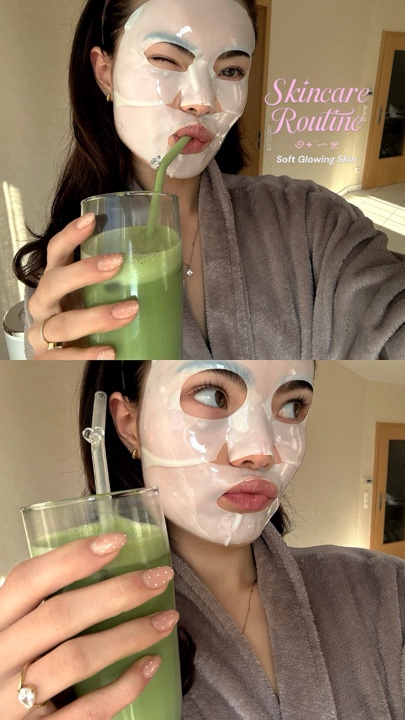 Routine de soins de la peau 