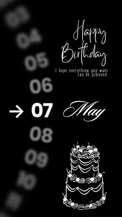 HBD 7 MAY 2026