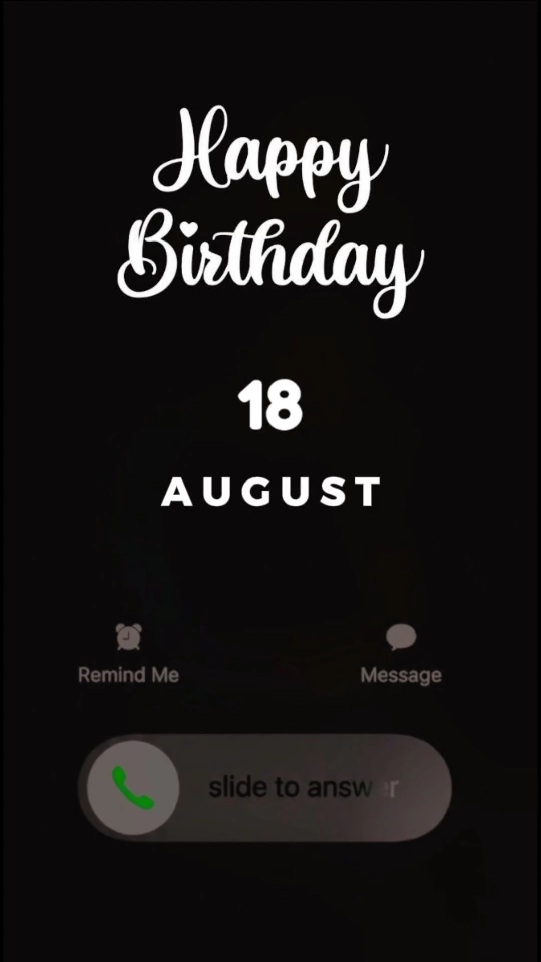 hbd 18 august