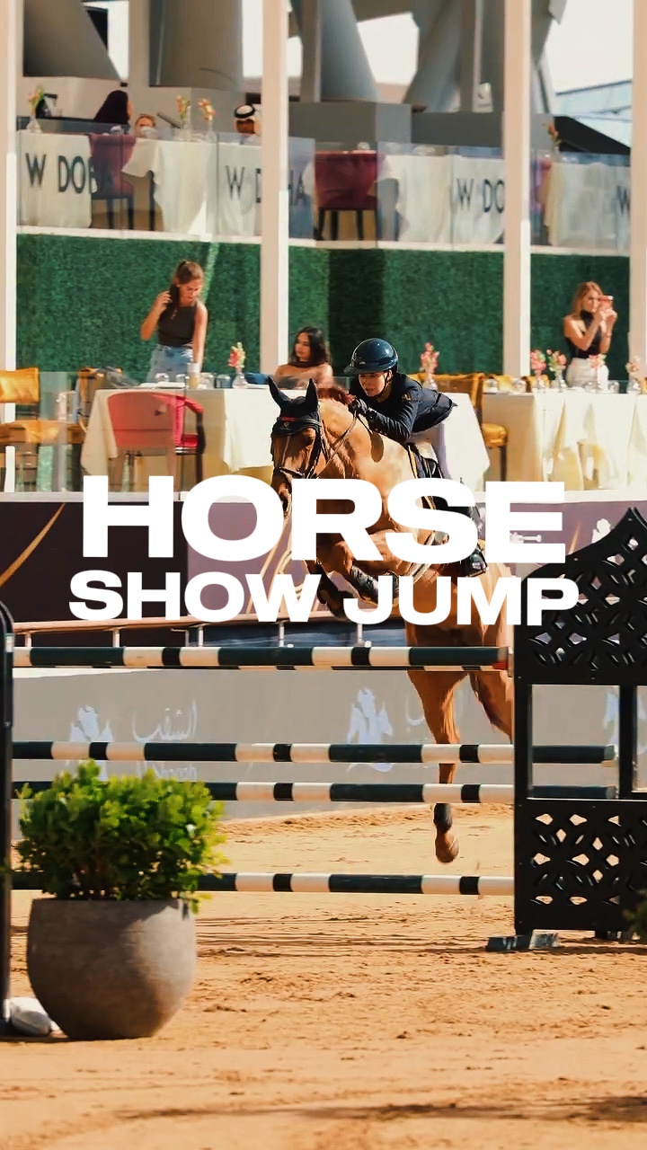 horse jumping