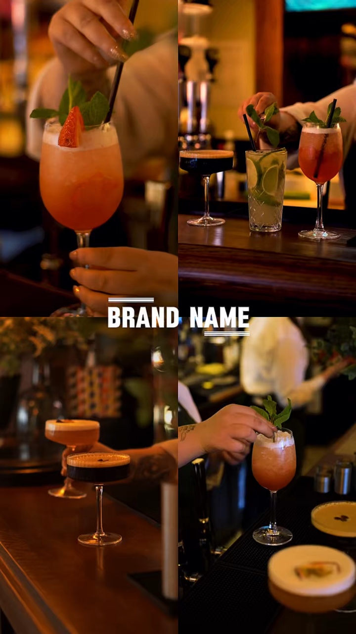 making a drink
