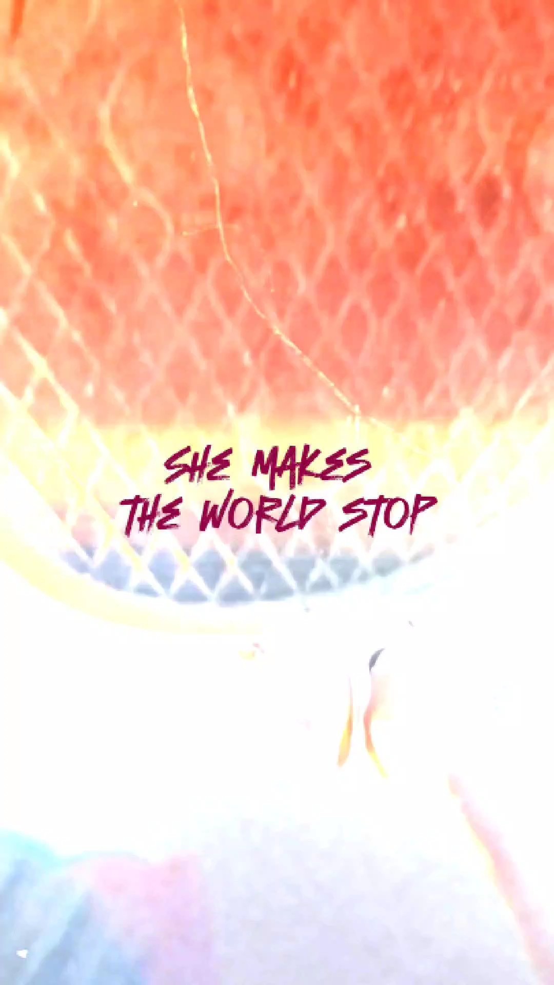She makes the world