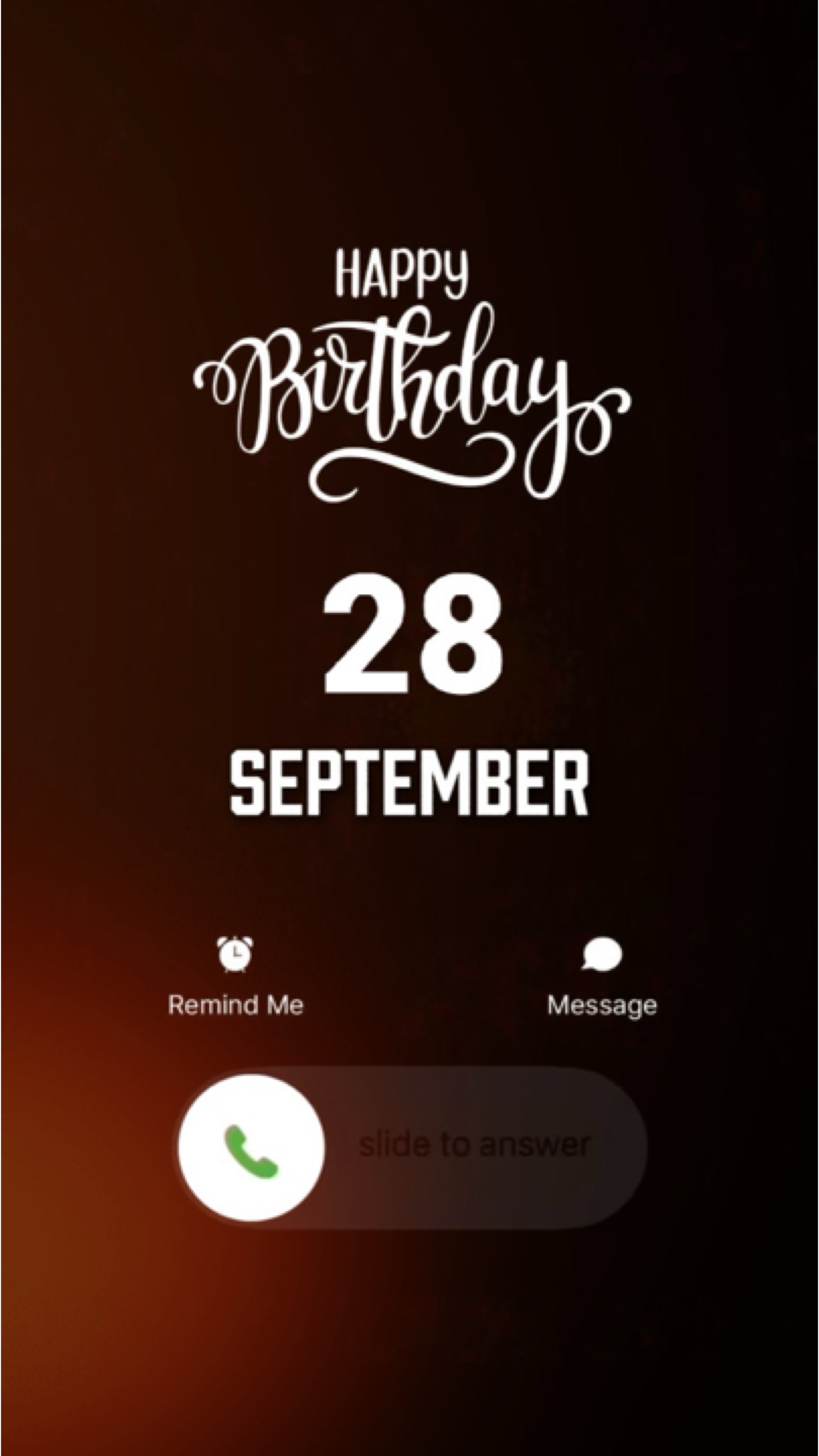 BIRTHDAY 28SEPTEMBER