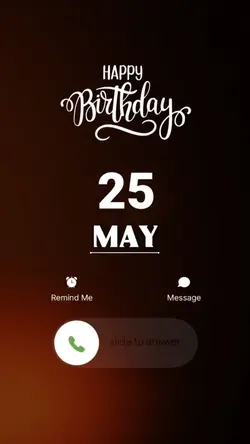 HBD 25 MAY 2026