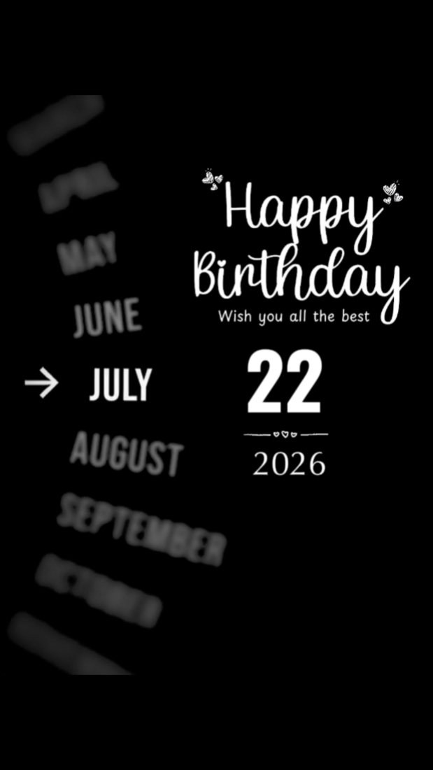 HBD 22 JULI 2026