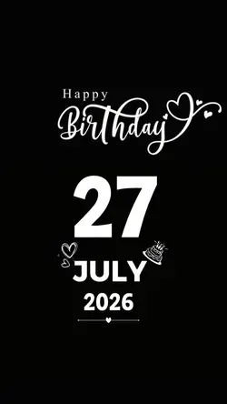 HBD 27 JULY 2026