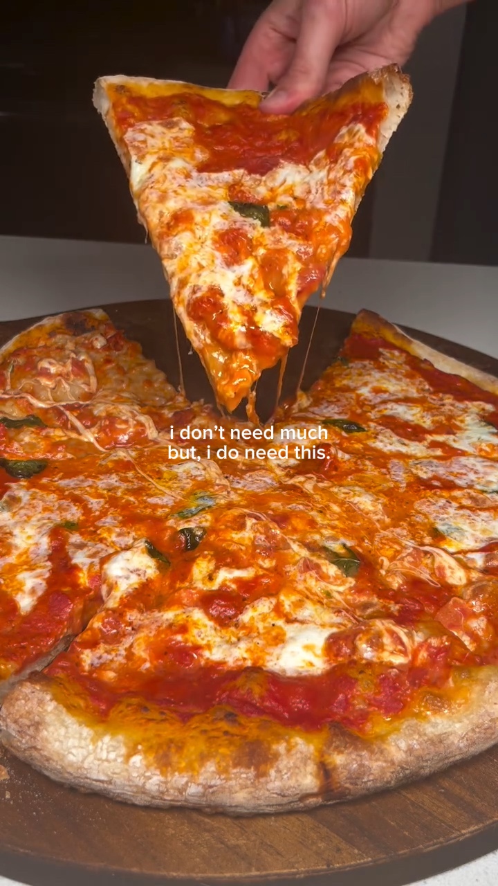 Solo necesito pizza.