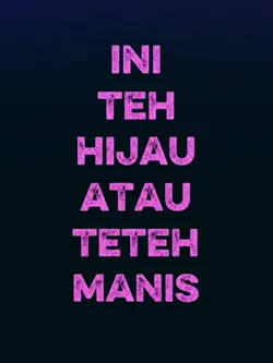 ini teh hijau atau 
