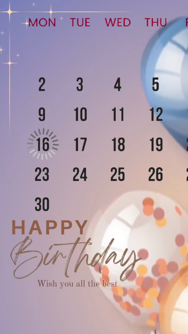 HAPPY BIRTHDAY 16