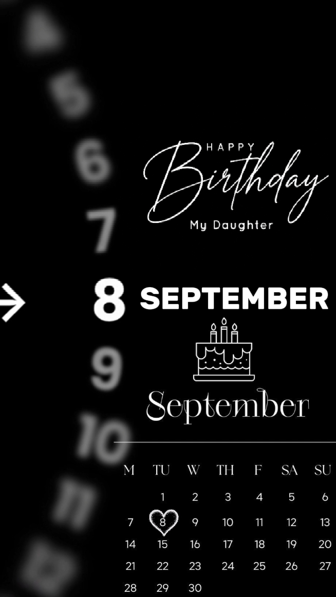 hbd daughter 08 sept