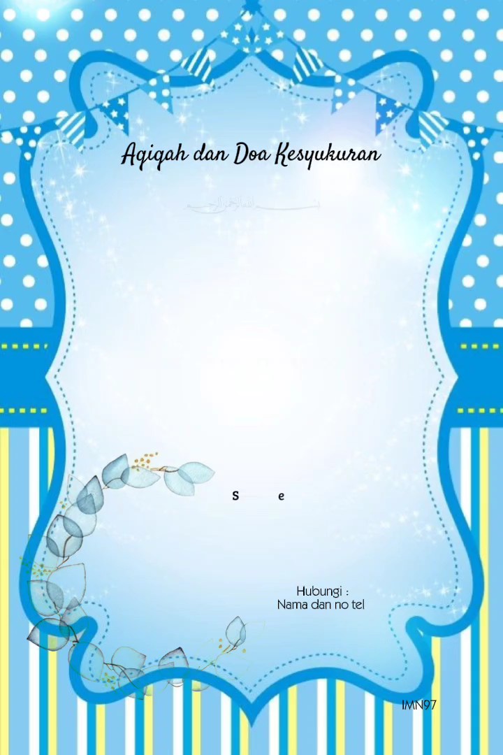 Aqiqah Digital Kad 