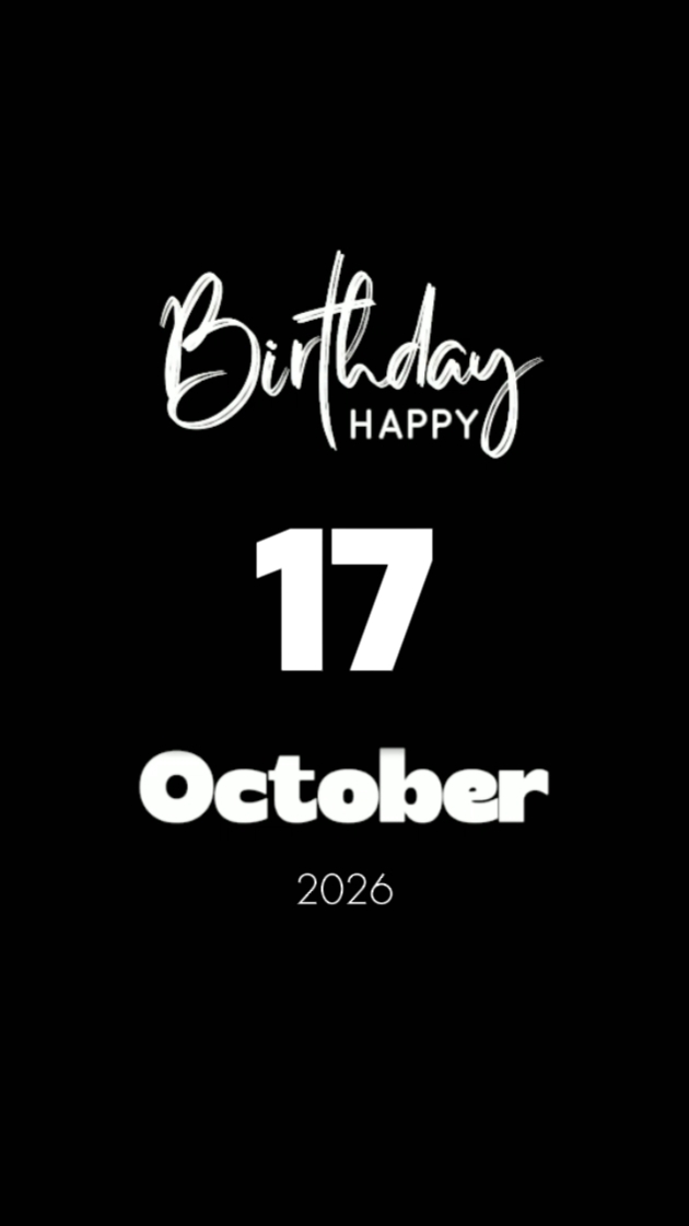 HBD 17 octobre 