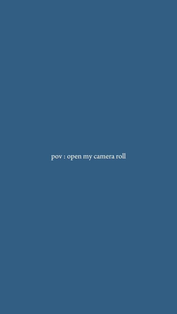 pov: 내 카메라를 열어