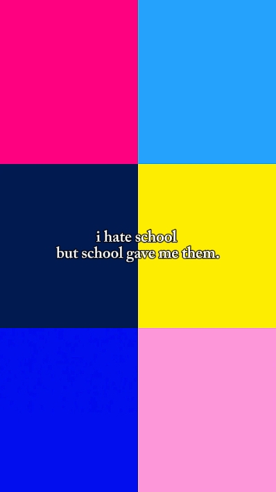 school gave me them