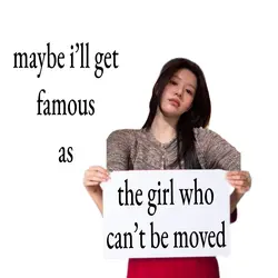 girl who can’t moved