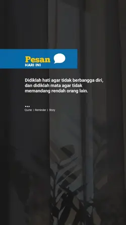 pesan hari ini